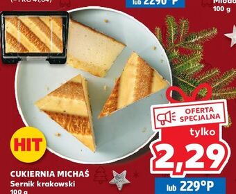Kaufland Sernik krakowski cukiernia michaś oferta