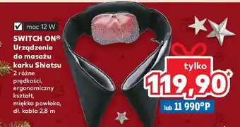 Kaufland Urządzenie do masażu karkku shiatsu switch on oferta