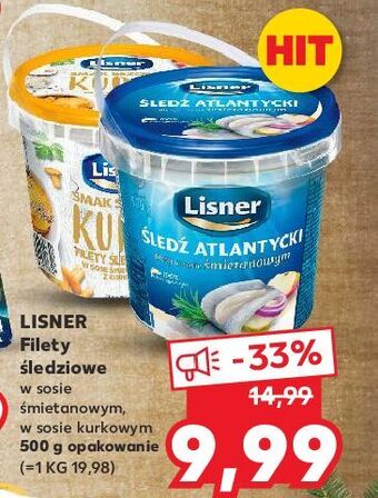 Kaufland Śledź atlantycki w sosie śmietankowym lisner oferta