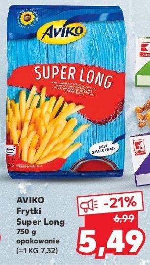 Kaufland Frytki aviko super long oferta