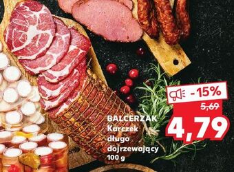 Kaufland Karczek długodojrzewający balcerzak oferta