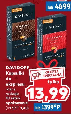 Kaufland Kawa davidoff cafe 57 espresso oferta