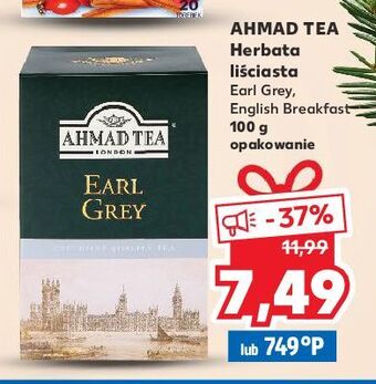 Kaufland Herbata liściasta ahmad tea london earl grey oferta