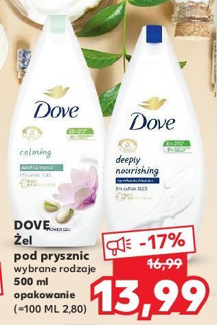 Kaufland Żel pod prysznic dove deeply nourishing oferta