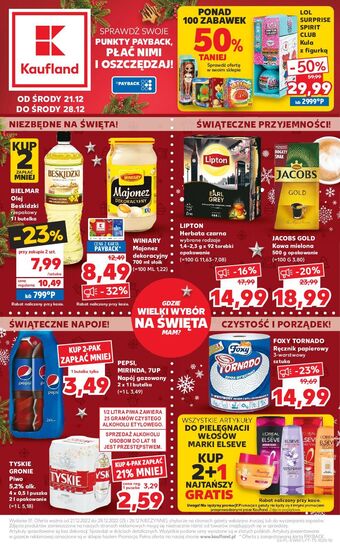Kaufland Napój orange mirinda oferta