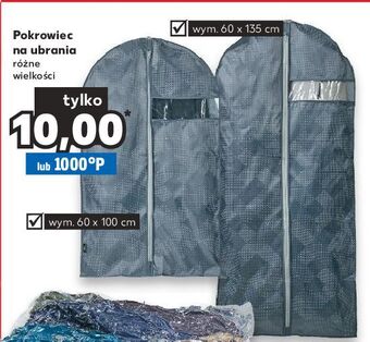 Kaufland Pokrowiec na ubrania 60 x 100 cm oferta