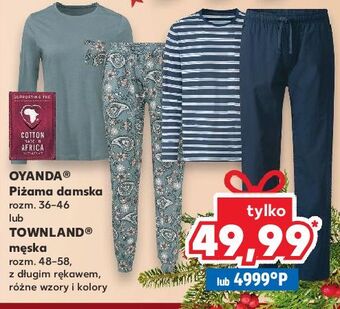 Kaufland Piżama męska m-xl townland oferta