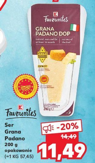 Kaufland Grana padano k-classic favourites oferta