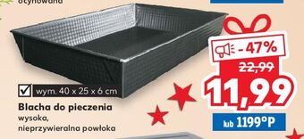 Kaufland Blacha do pieczenia 40 x 25 6 cm oferta