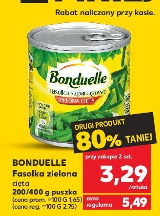 Kaufland Groszek zielony bonduelle oferta
