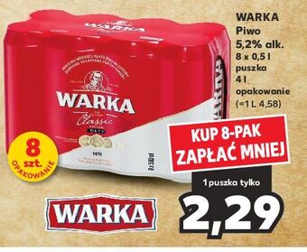 Kaufland Piwo warka oferta