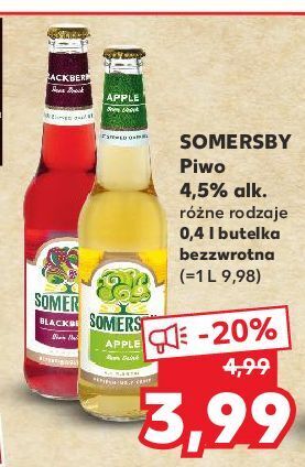 Kaufland Piwo somersby blackberry oferta