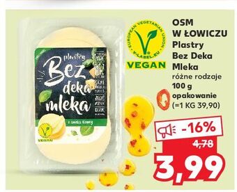 Kaufland Plastry do kanapek i zapiekania o smaku goudy bez deka mleka oferta