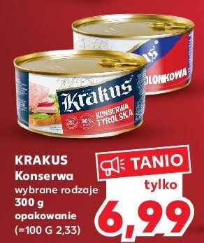 Kaufland Konserwa tyrolska krakus animex oferta