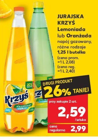 Kaufland Napój pomarańczowy jurajska krzyś oferta