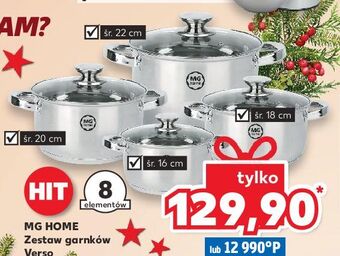 Kaufland Komplet garnków verso mg home oferta
