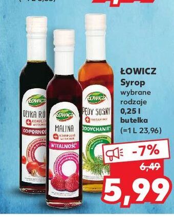 Kaufland Syrop malina z witaminami łowicz oferta