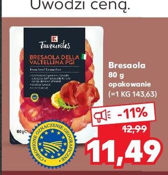 Kaufland Bresaola k-classic favourites oferta