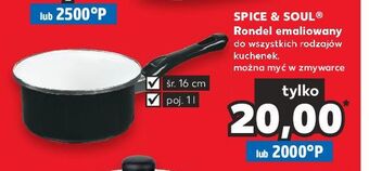 Kaufland Rondel emaliowany spice&soul oferta