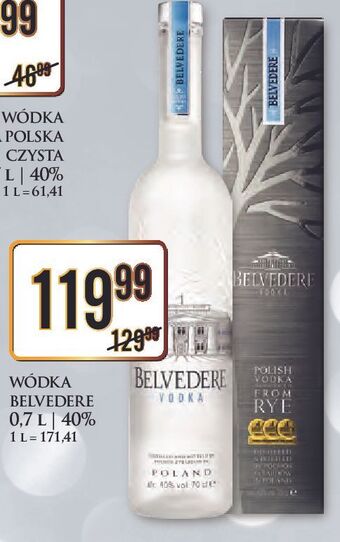Wódka - kartonik belvedere