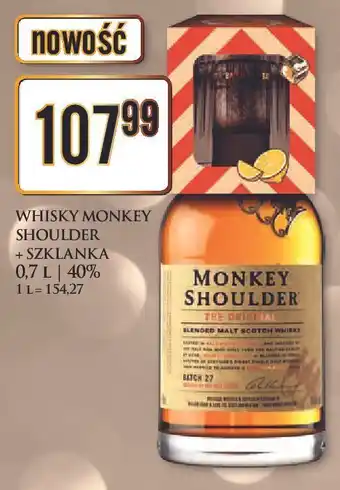 Dino Whisky + szklanka monkey shoulder oferta