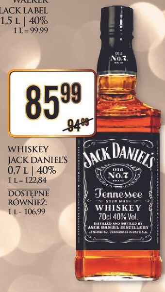 Dino Whiskey jack daniel's old no. 7 oferta