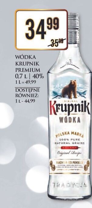 Dino Wódka krupnik vodka oferta