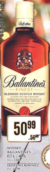 Dino Whisky ballantine's finest oferta