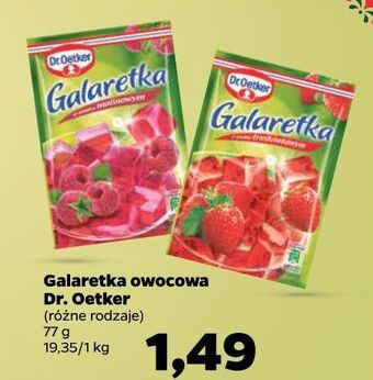 Netto Galaretka truskawkowa dr. oetker oferta
