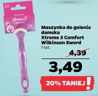 Netto Maszynka do golenia wilkinson xtreme 3 comfort oferta