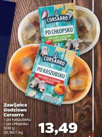 Netto Śledzie po chłopsku corsarro oferta