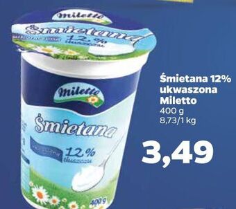 Netto Śmietana 12 % miletto oferta