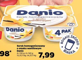 Netto Serek wanilia danone danio oferta
