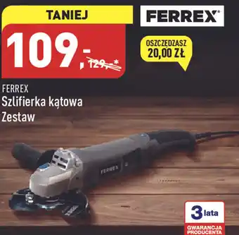 ALDI Ferrex Szlifierka kątowa zestaw oferta