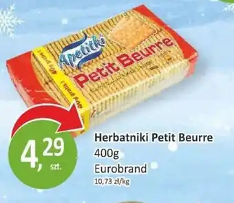 Orzech Eurobrand Herbatniki Petit Beurre 400g oferta