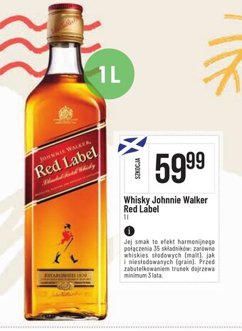 Polomarket Whisky Johnnie Walker Red Label 1l oferta