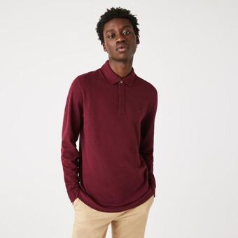 Lacoste Lacoste męska elastyczna koszulka polo z długim rękawem paris classic fit oferta