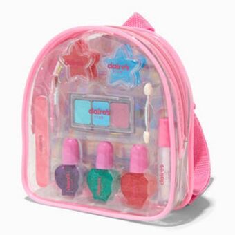 Claire's Claire's club mini pink backpack makeup set oferta