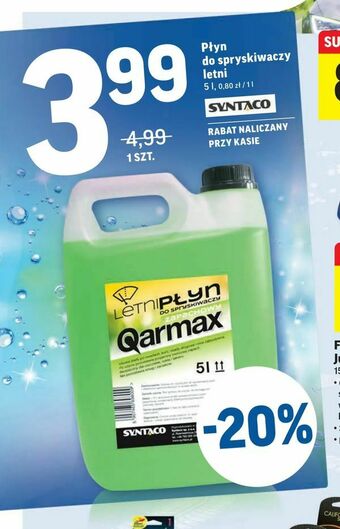 Intermarche Płyn do spryskiwaczy letni oferta