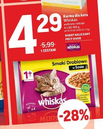 Intermarche Karma dla kota Whiskas oferta