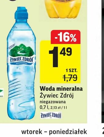 Intermarche Woda mineralna oferta