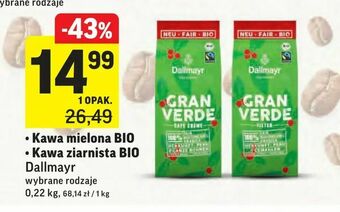 Intermarche Kawa mielona BIO, Kawa ziarnista BIO oferta