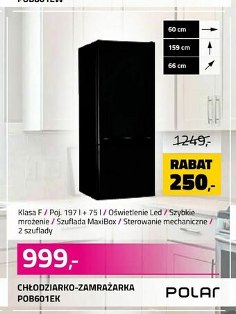 My Center Chłodziarko-zamrażarka pob601ek oferta