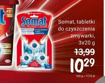 Rossmann Somat, tabletki do czyszczenia zmywarki oferta