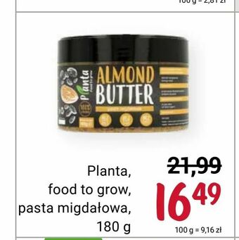 Rossmann Planta, food to grow, pasta migdałowa oferta