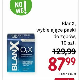 Rossmann BlanX, wybielające paski do zębów oferta