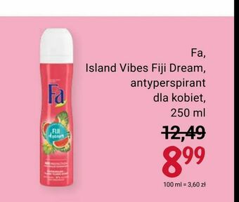 Rossmann Fa, Island Vibes Fiji Dream, antyperspirant dla kobiet oferta