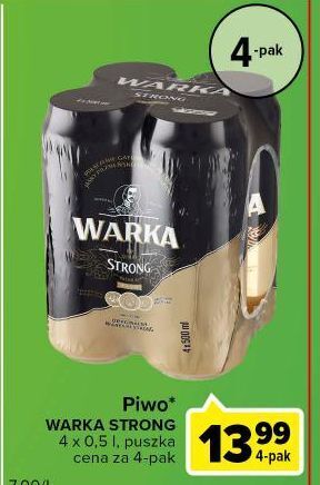 Carrefour Express Piwo warka strong oferta