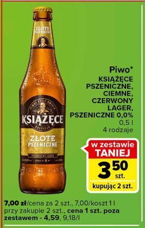 Carrefour Express Piwo książęce czerwony lager oferta