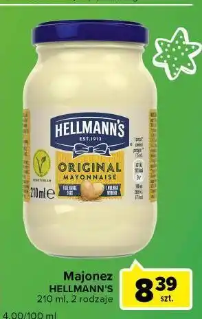 Carrefour Express Majonez oryginalny hellmann's oferta
